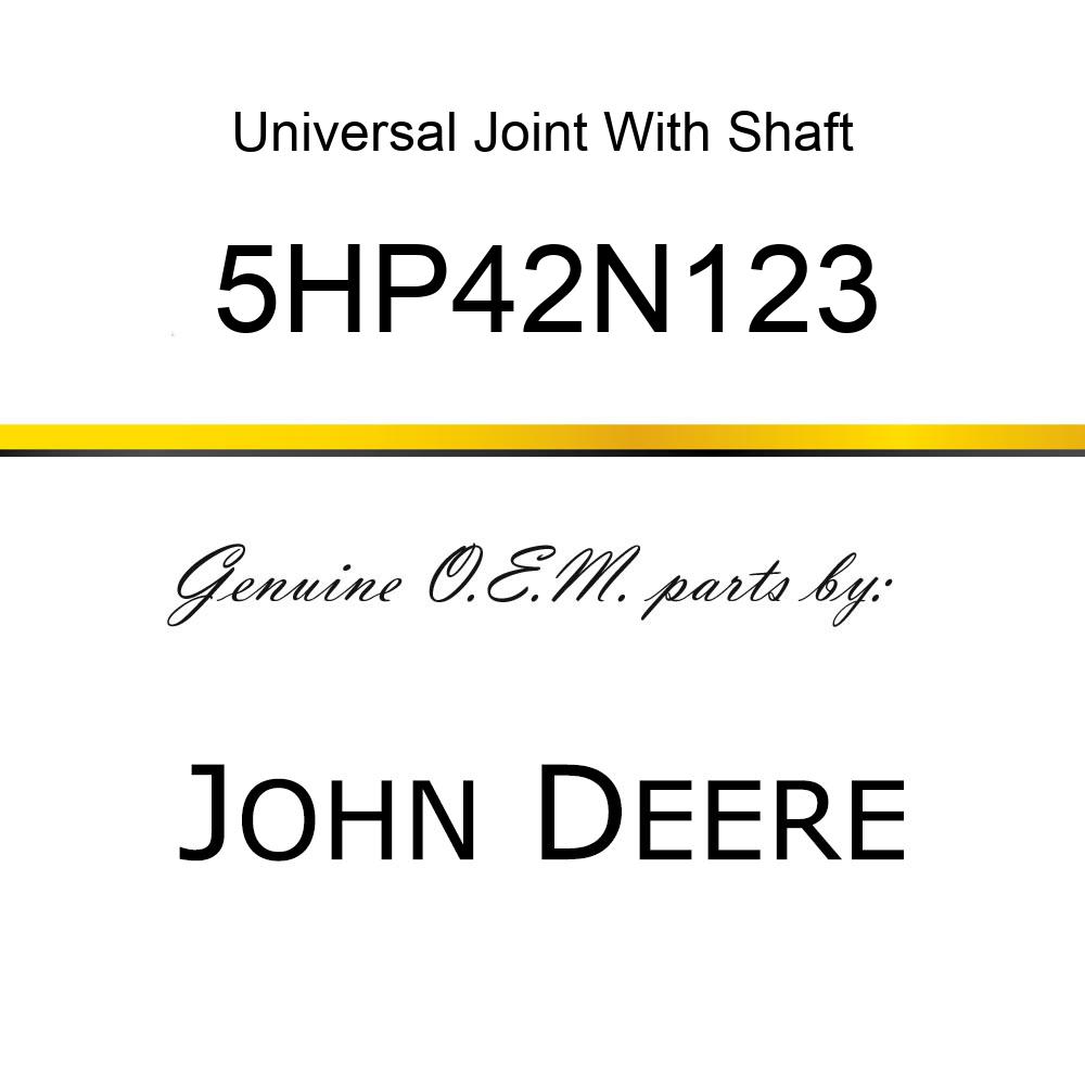 Universal Joint With Shaft - JOINT AND SHAFT HALF ASSEMBLY 5HP42N123