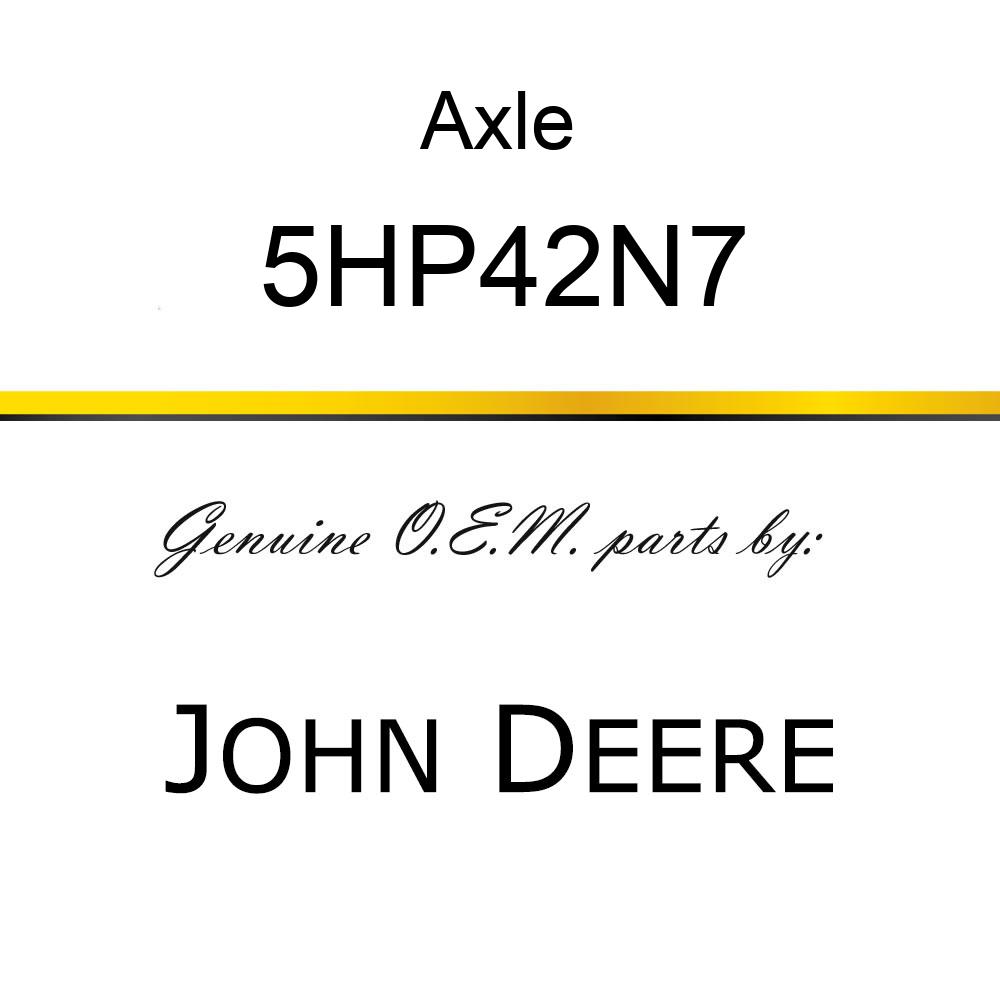 Axle - TANDEM AXLE RIGHT 5HP42N7