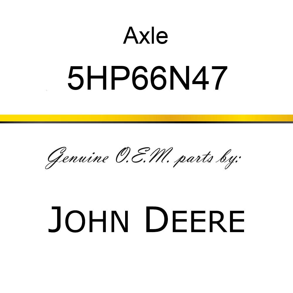Axle - TANDEM AXLE RIGHT 5HP66N47