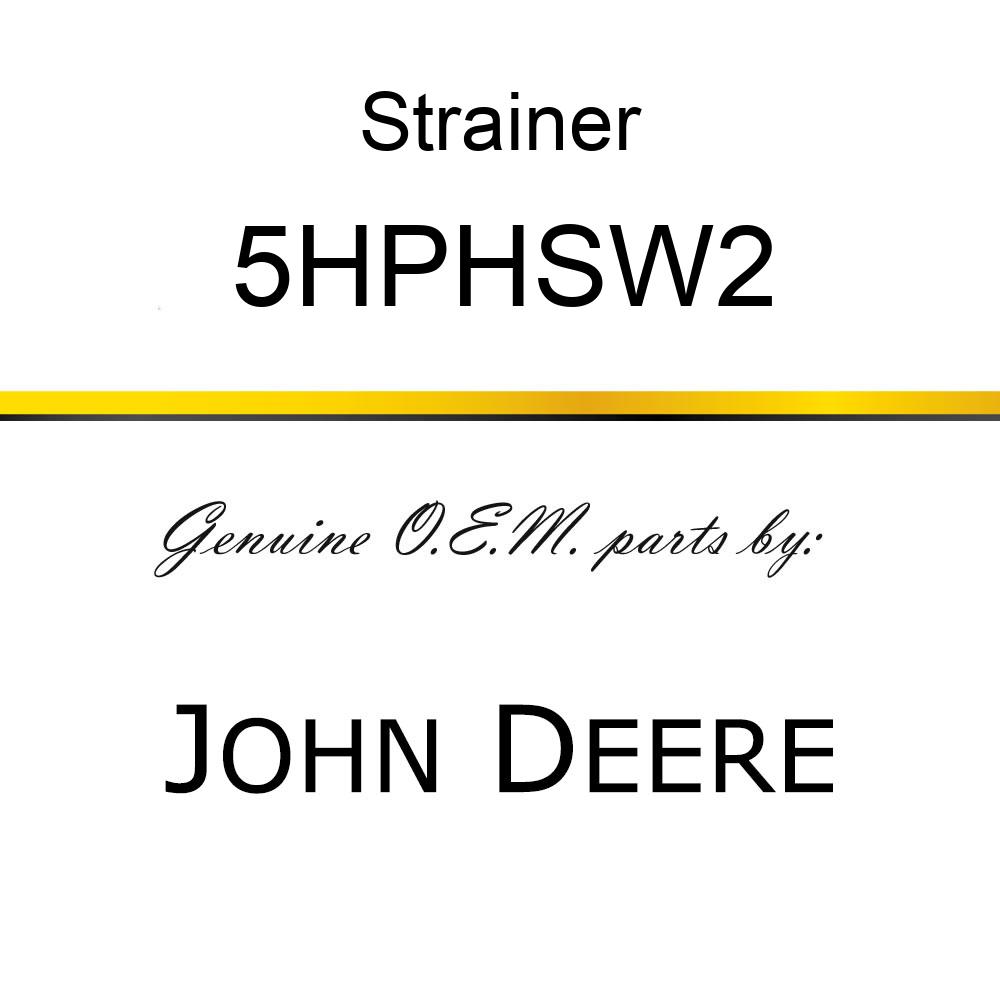 Strainer - SUMP STRAINER 5HPHSW2
