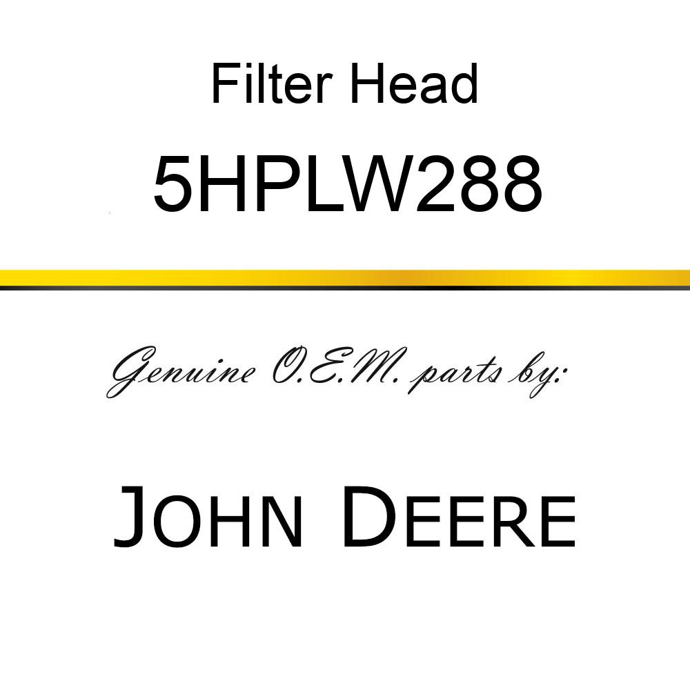 Filter Head - HYDRAULIC FILTER HEAD 5HPLW288