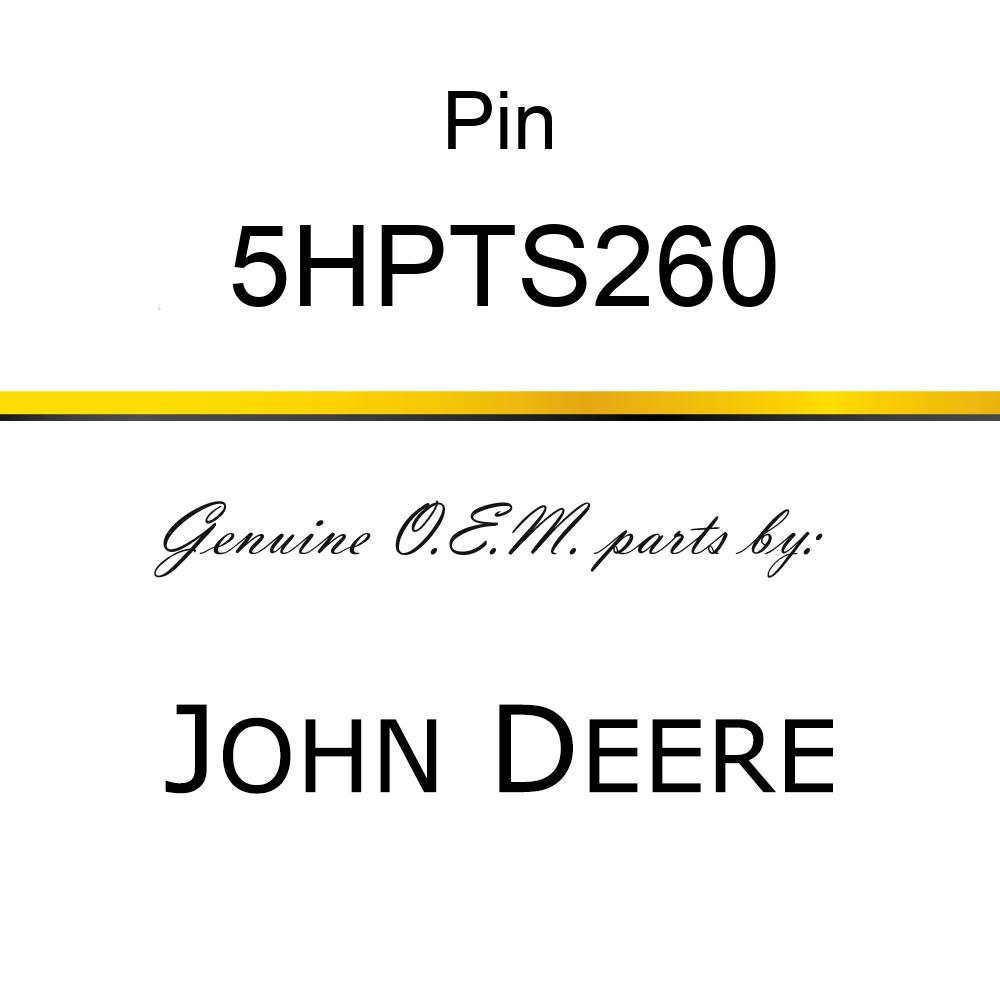 Pin - SPINDLE PIN (USED WITH OPTIONAL TAN 5HPTS260