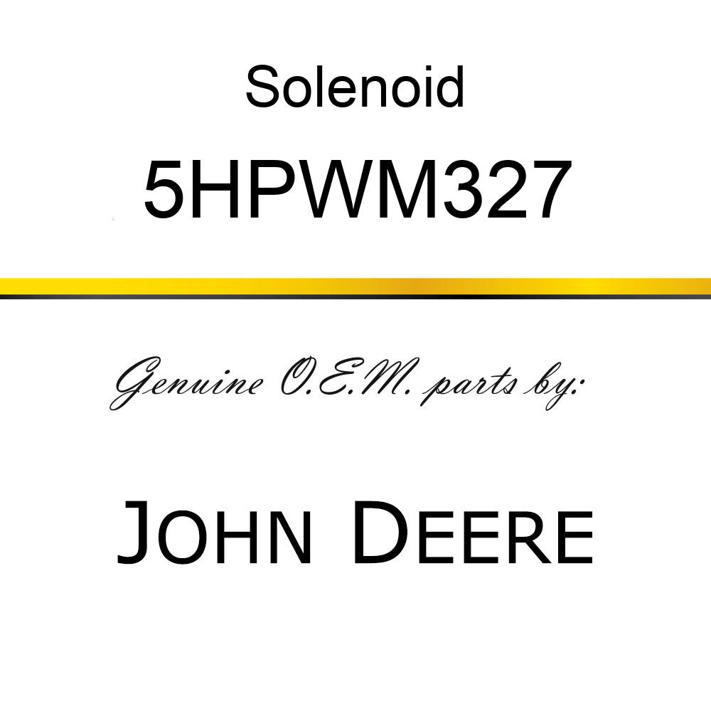 Solenoid - SOLENOID CORD 23-FT.4-IN. 5HPWM327