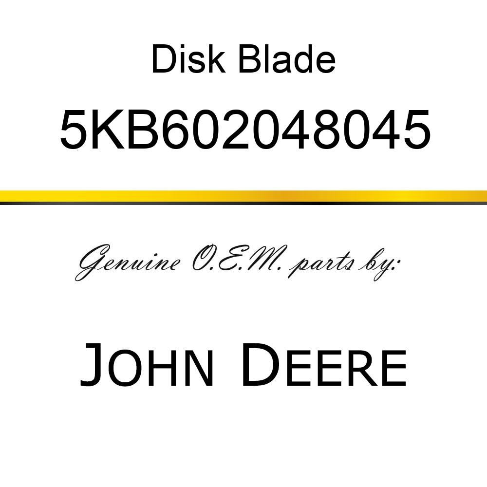 Disk Blade - 1/2-IN. X 36-IN. NOTCHED DISC BLADE 5KB602048045