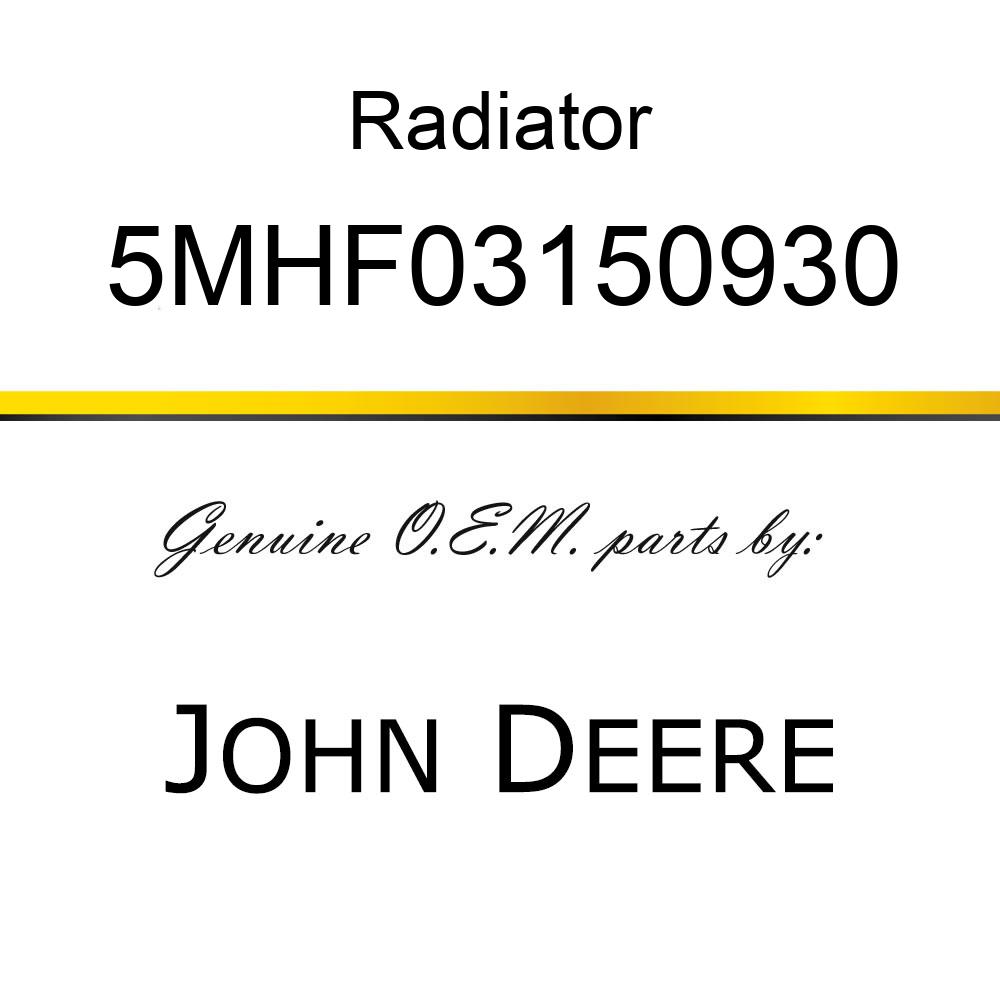 Radiator - RADIANT MASS 5MHF03150930