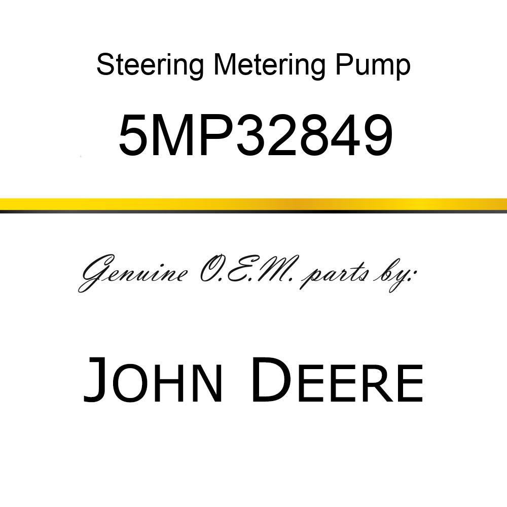 Steering Metering Pump - COVER - TOP - CHAIN 5MP32849