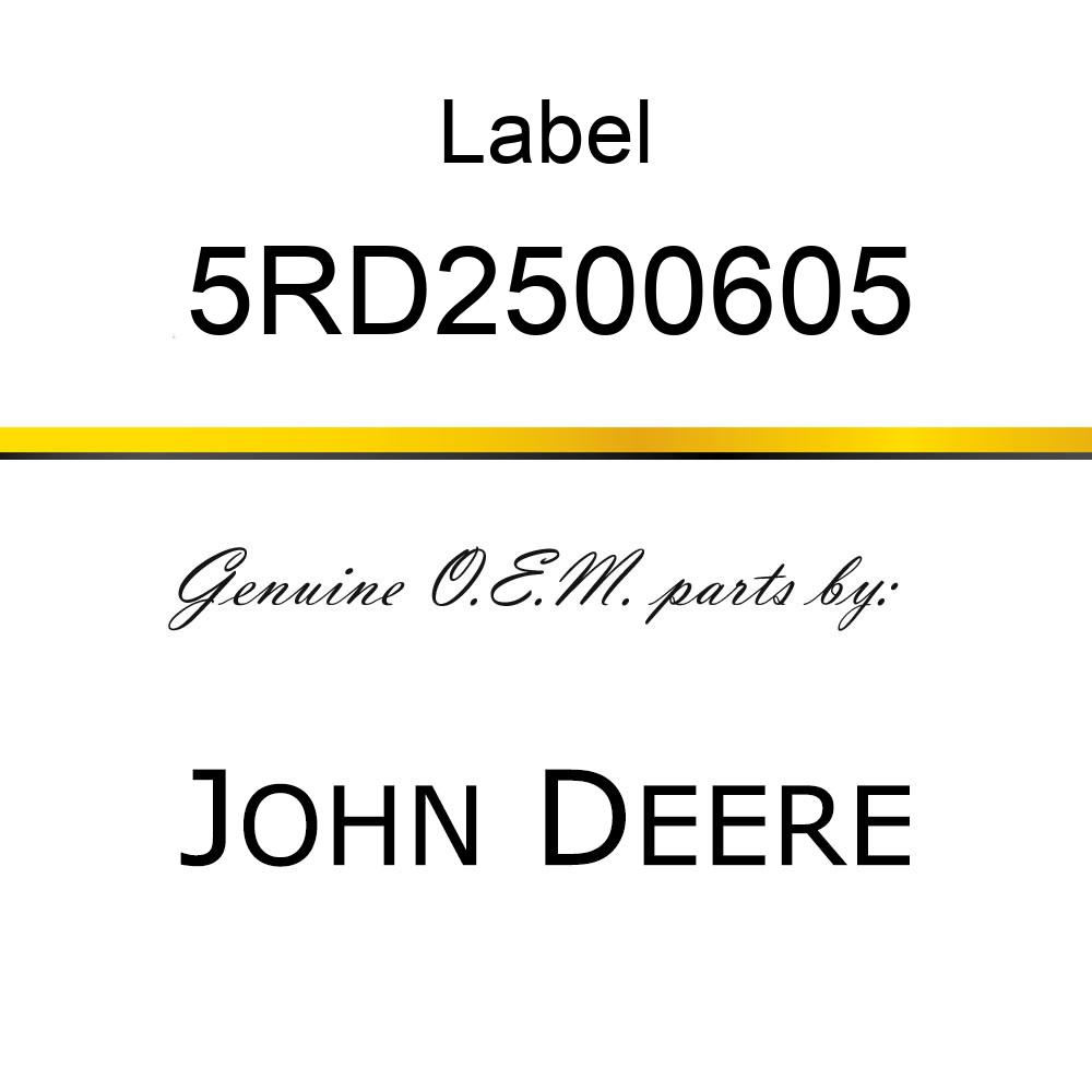 Label - DECAL #573  DANGER  FAN (BILINGUAL) 5RD2500605