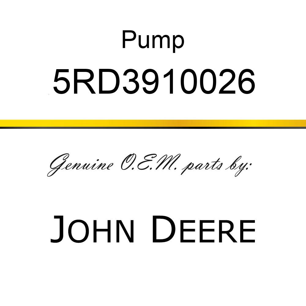 Pump - PUMP 40CC/REV 3PB 20 GAL. 5RD3910026