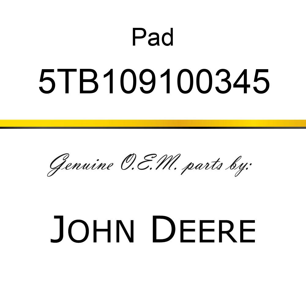 Pad - PARKING BRAKE PAD 5TB109100345
