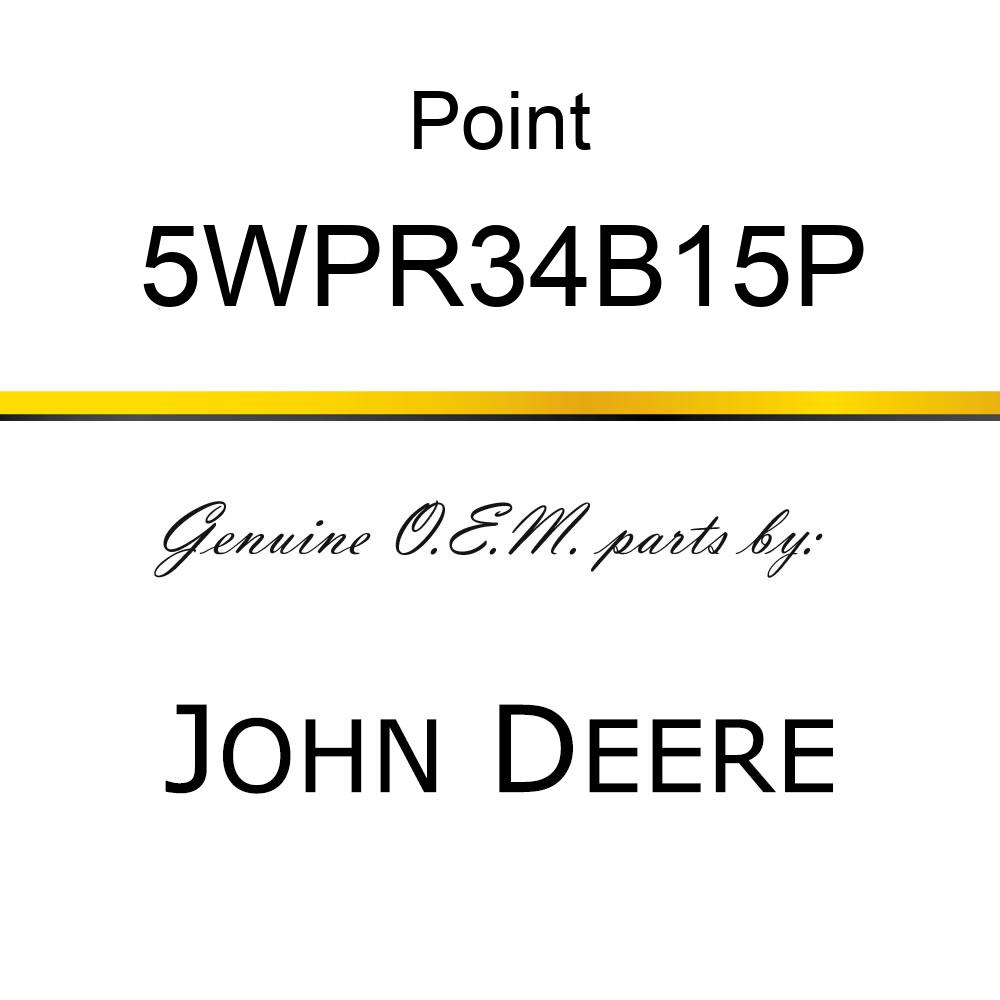 Point  SHANK & POINT ASY  DOUBLE NOTCH 5WPR34B15P