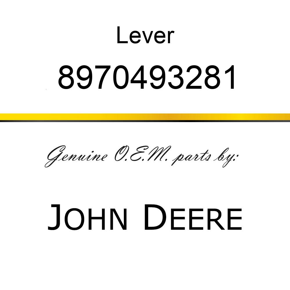 Lever - LEVER,CONTROL,GOVERNOR 8970493281