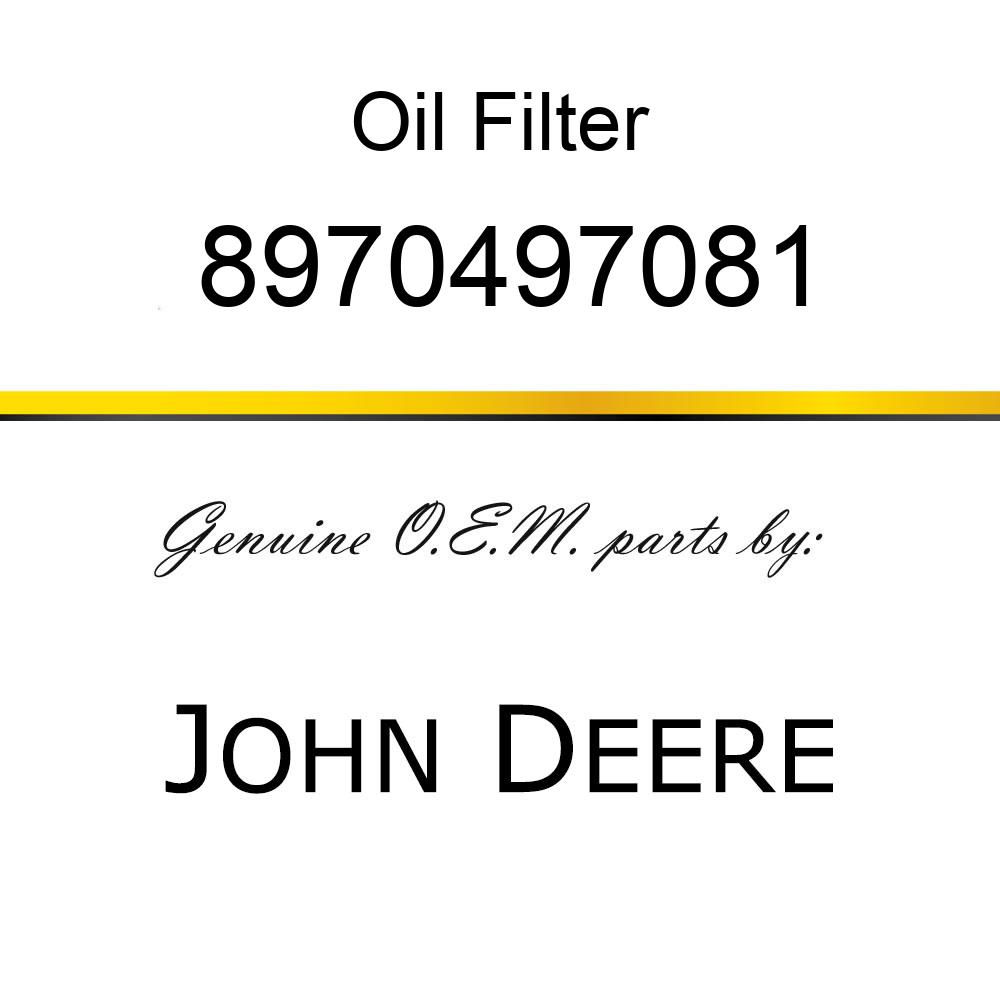 Oil Filter - CARTRIDGE 8970497081