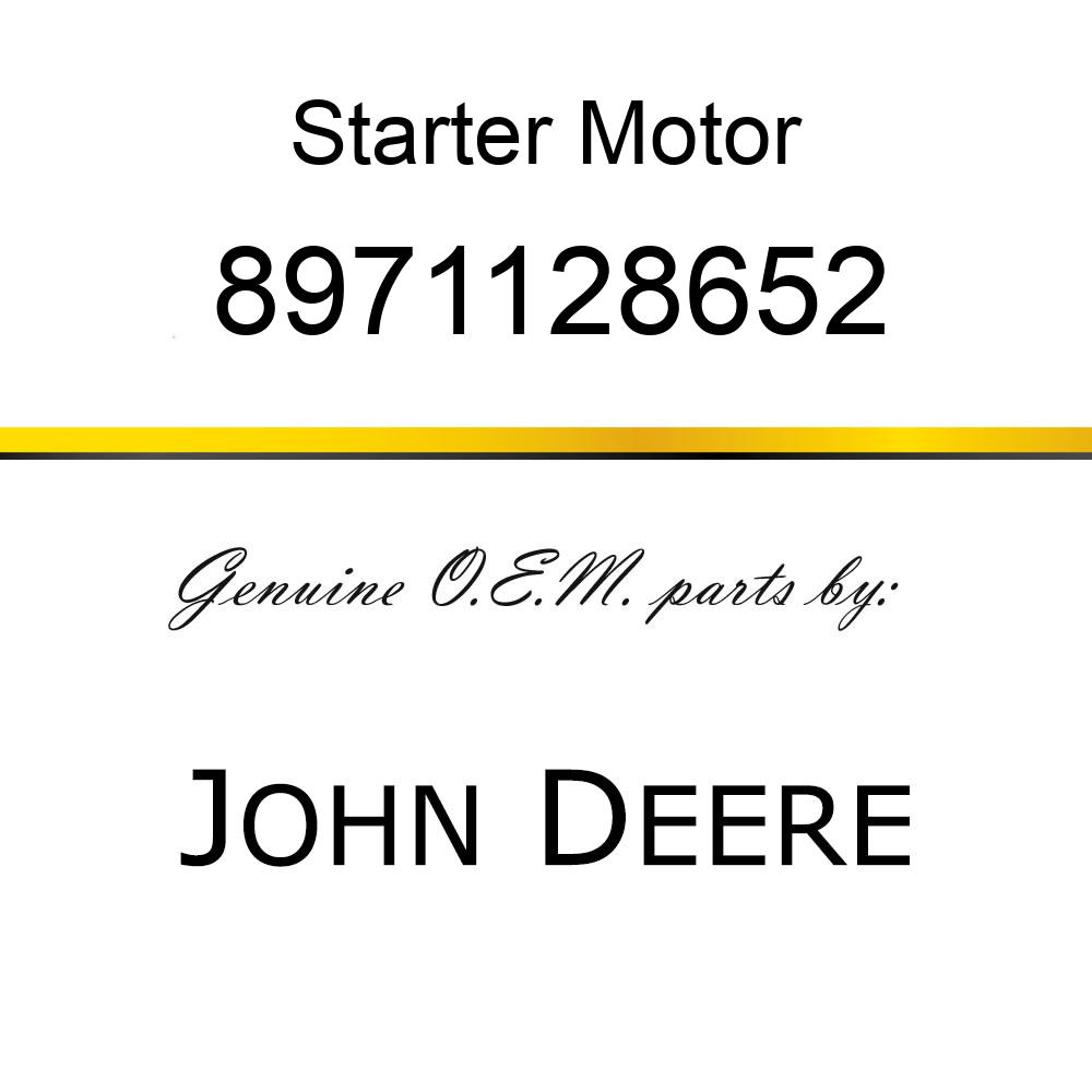 Starter Motor - STARTER ASM 8971128652
