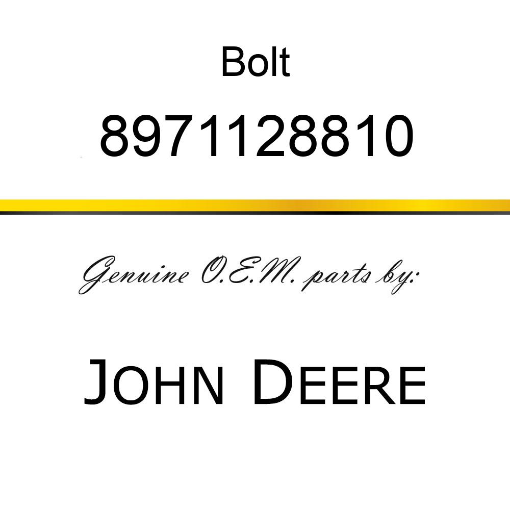 Bolt - BOLT,  THROUGH, STARTER 8971128810