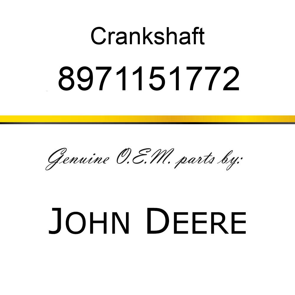 Crankshaft - CRANKSHAFT 8971151772