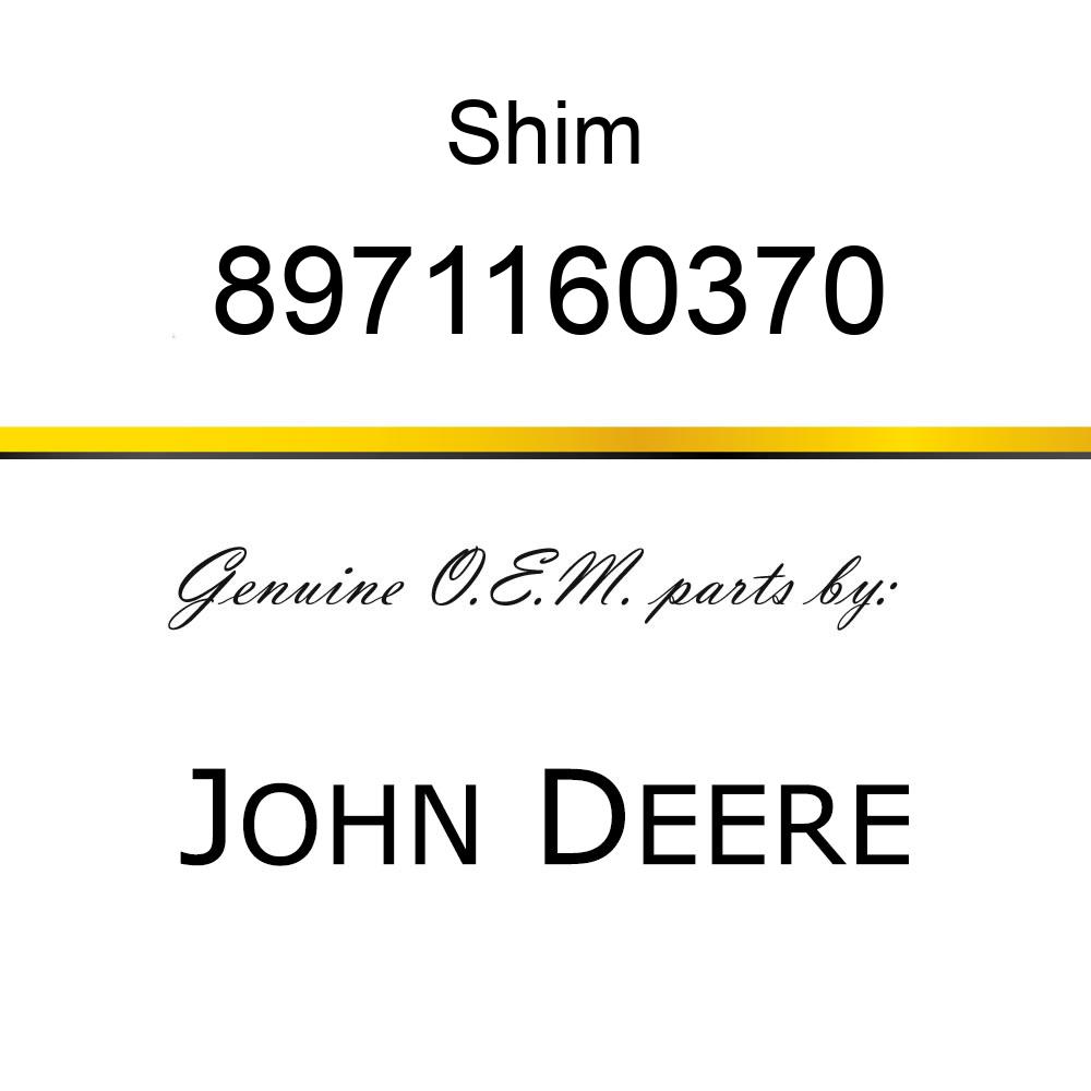 Shim - SHIM,  NOZZLE SPRING, N 8971160370
