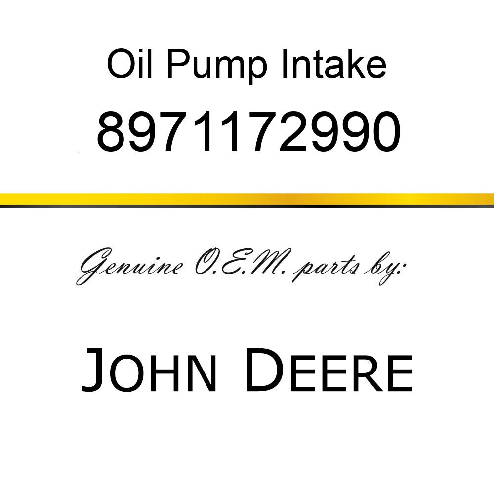 Oil Pump Intake - FILTER ASM,OIL 8971172990