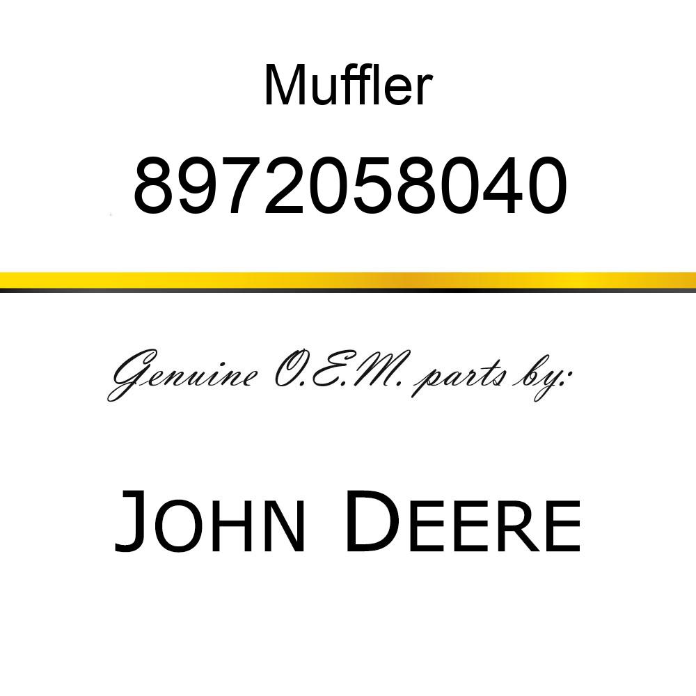 Muffler 8972058040