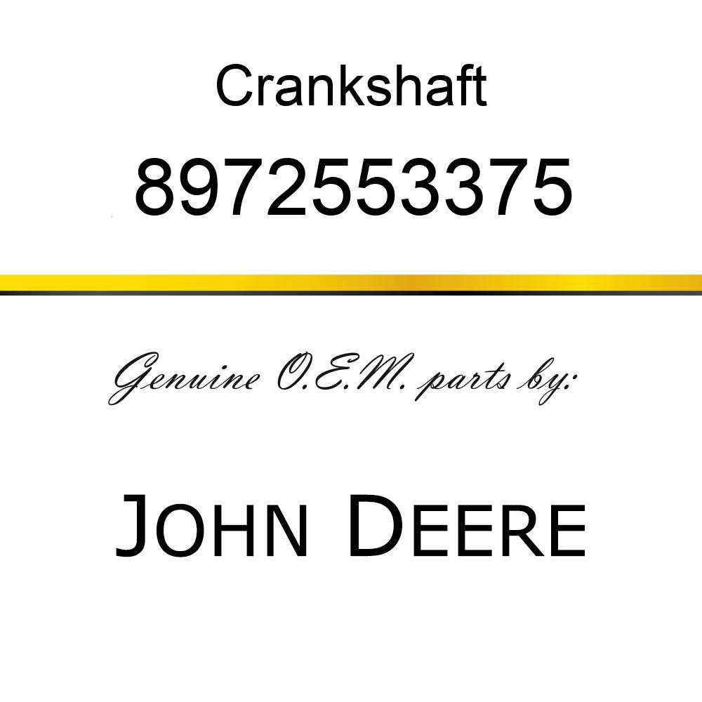 Crankshaft 8972553375