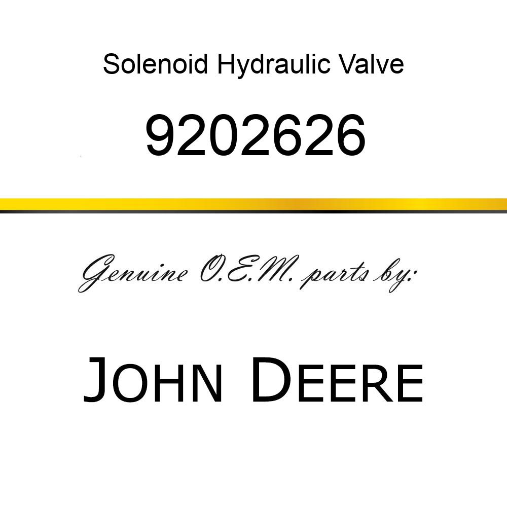 Solenoid Hydraulic Valve 9202626