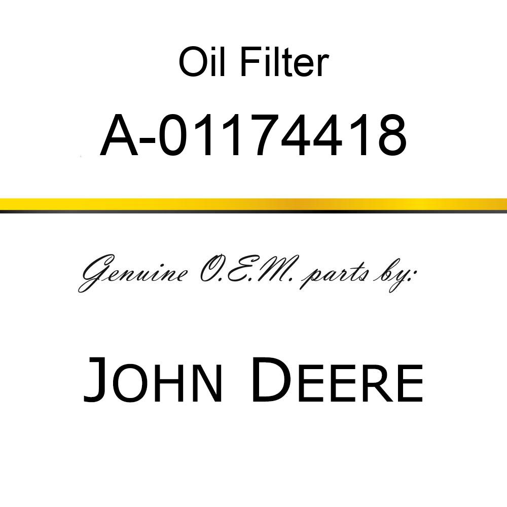 Oil Filter - OIL FILTER A-01174418
