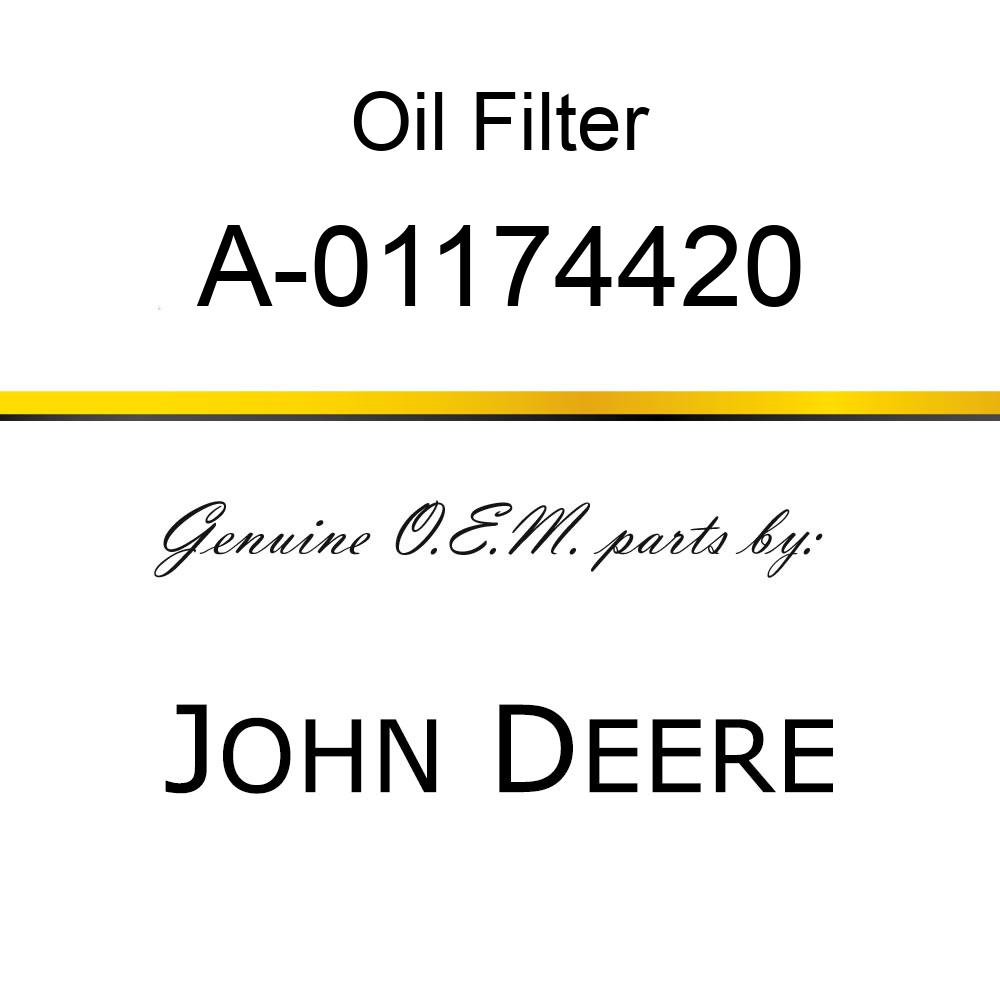 Oil Filter - OIL FILTER A-01174420