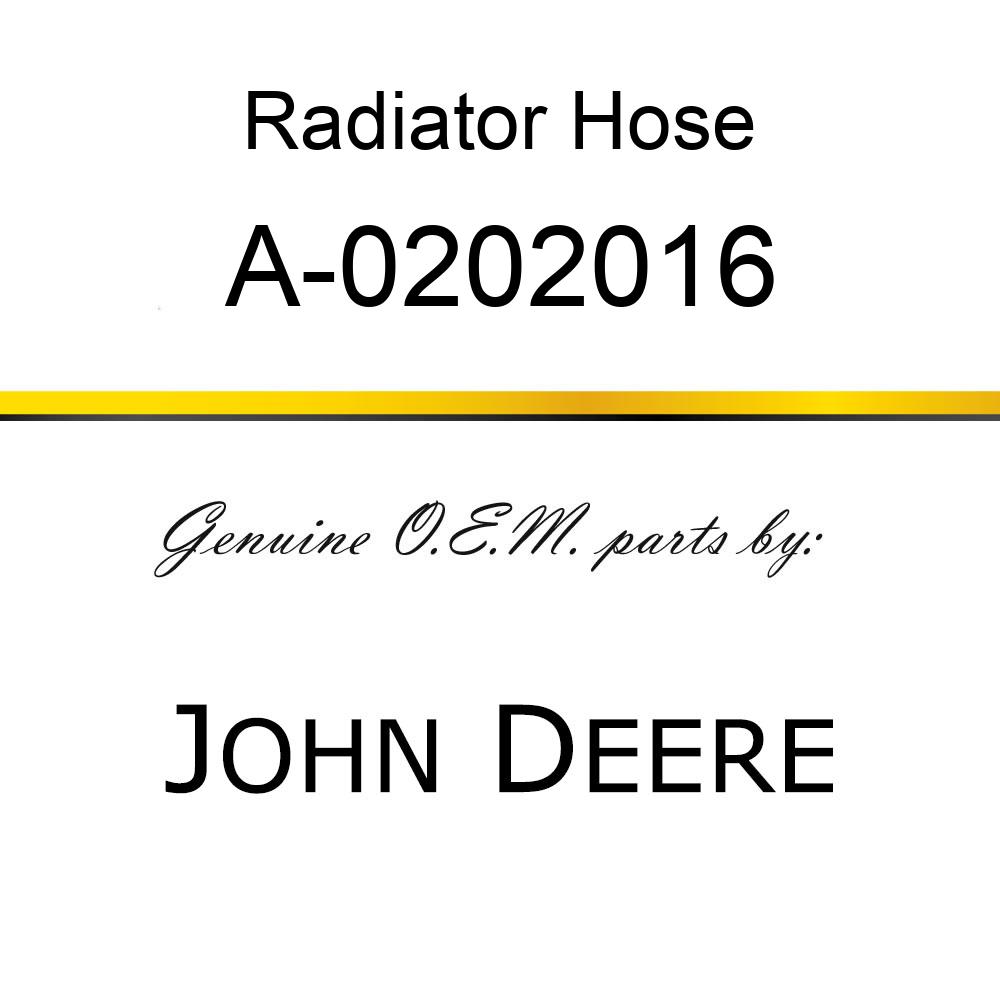 Radiator Hose - RADIATOR HOSE, BYPASS A-0202016