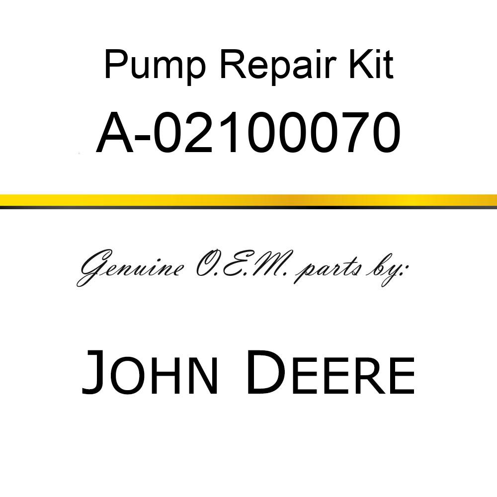 Pump Repair Kit - WATER PUMP REPAIR KIT A-02100070