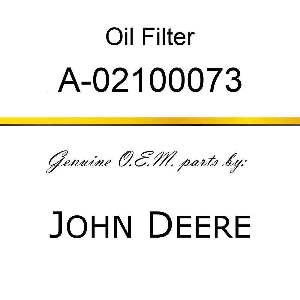Oil Filter - OIL FILTER A-02100073
