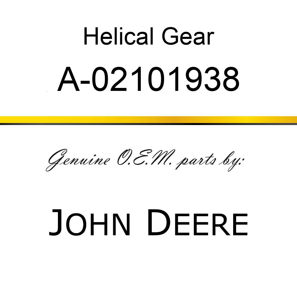 Helical Gear - CRANKSHAFT A-02101938
