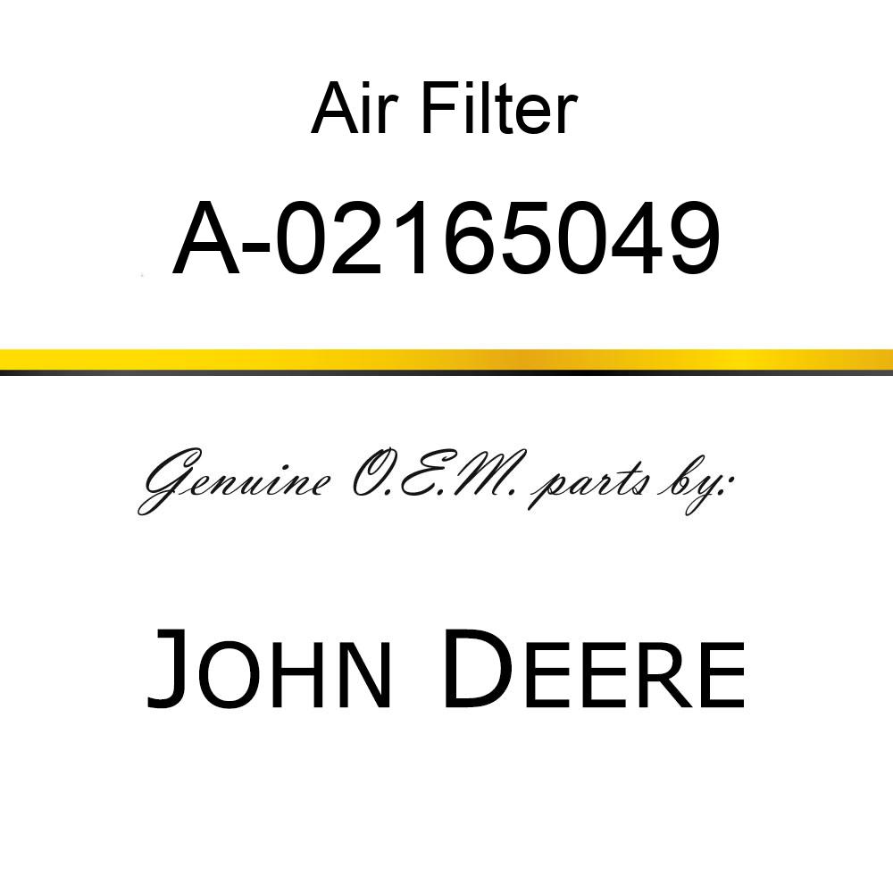 Air Filter - FILTER A-02165049
