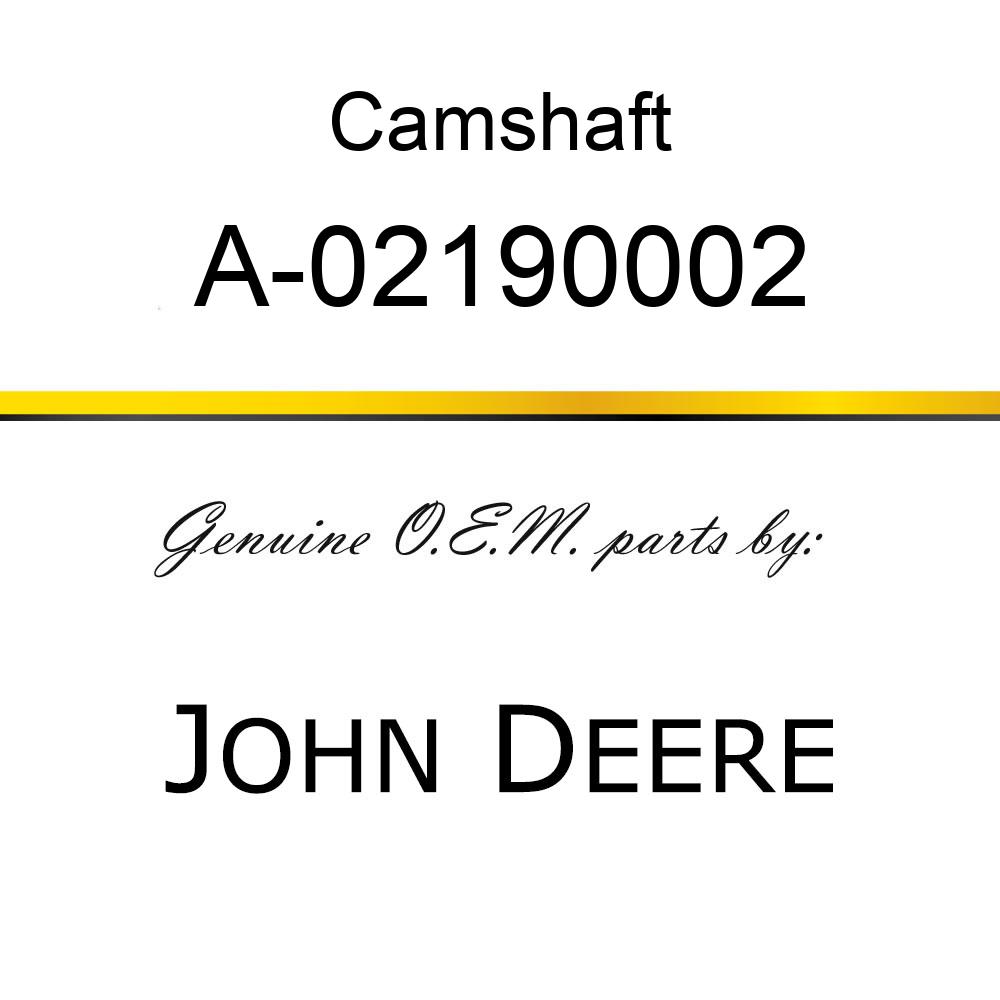 Camshaft - CAMSHAFT GEAR A-02190002