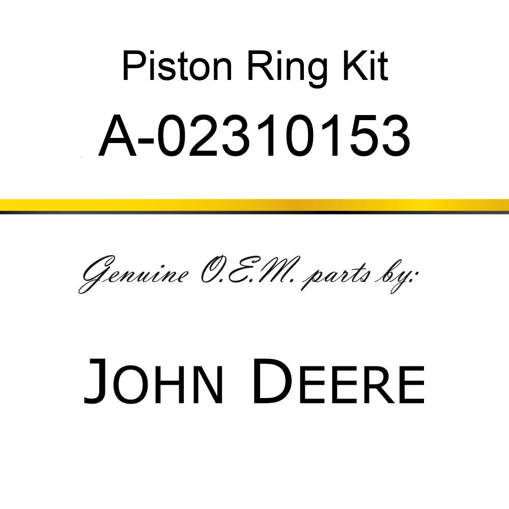 Piston Ring Kit - PISTON RING SET A-02310153
