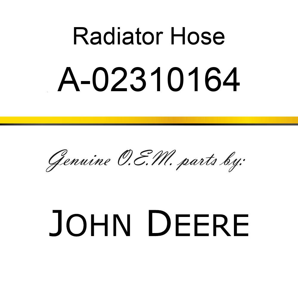 Radiator Hose - RADIATOR HOSE, TOP A-02310164