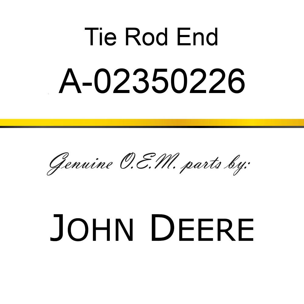 Tie Rod End - STEERING CYLINDER KIT A-02350226