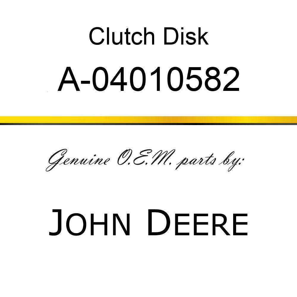 Clutch Disk - TRANSMISSION DISC, 6 1/2 INCH A-04010582