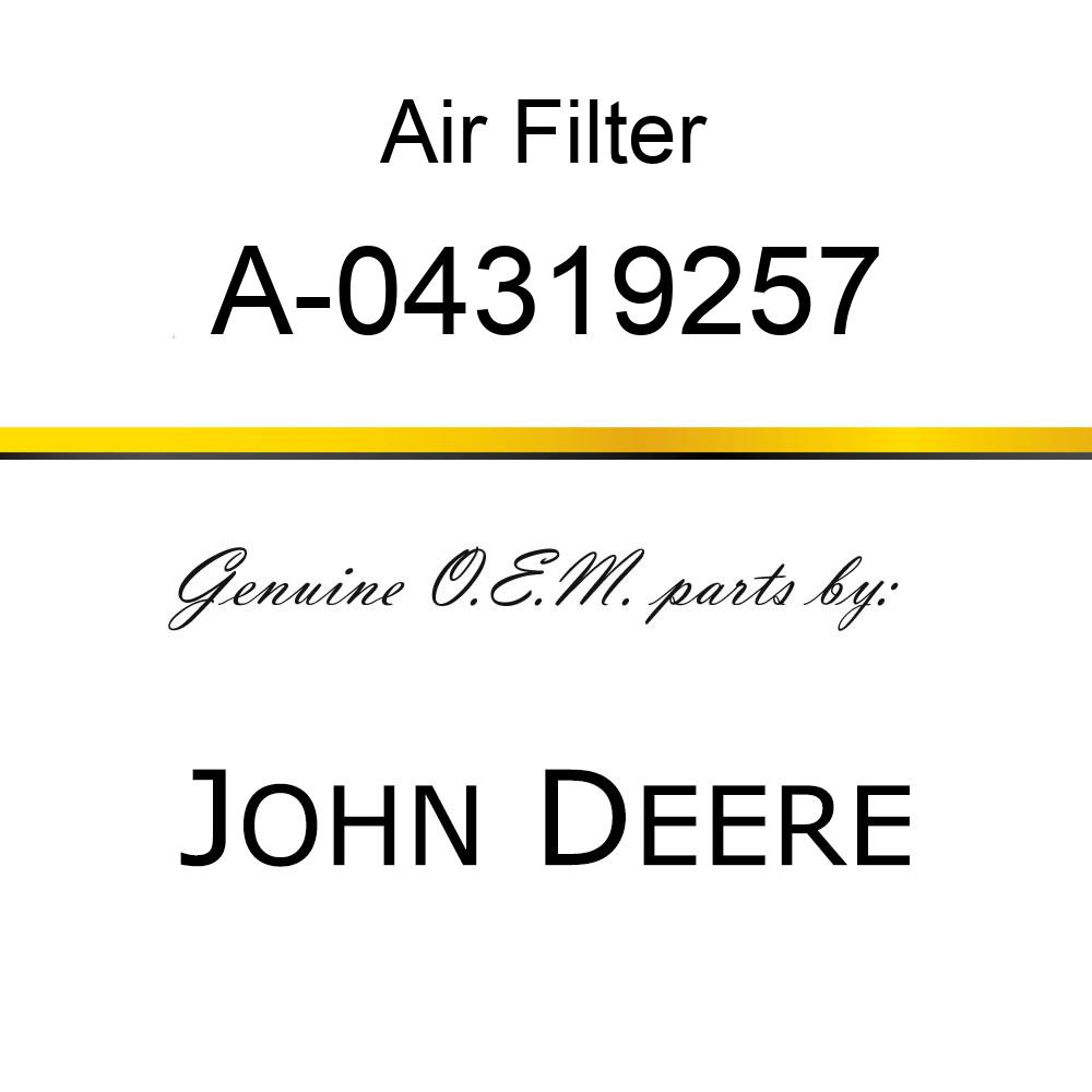 Air Filter - FILTER A-04319257