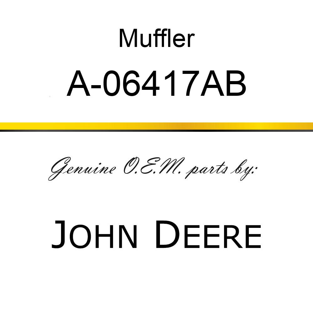 Muffler - MUFFLER A-06417AB