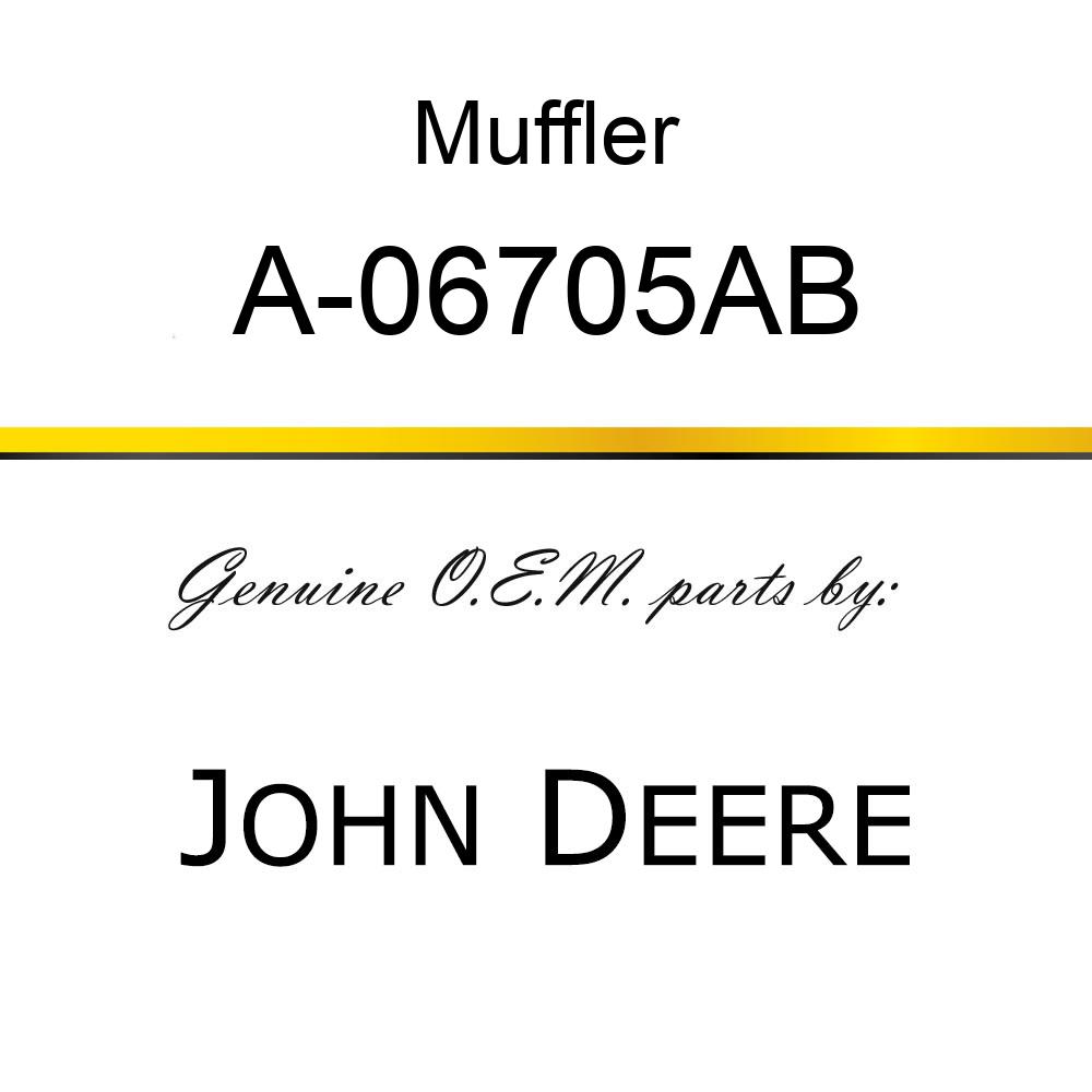 Muffler - MUFFLER A-06705AB
