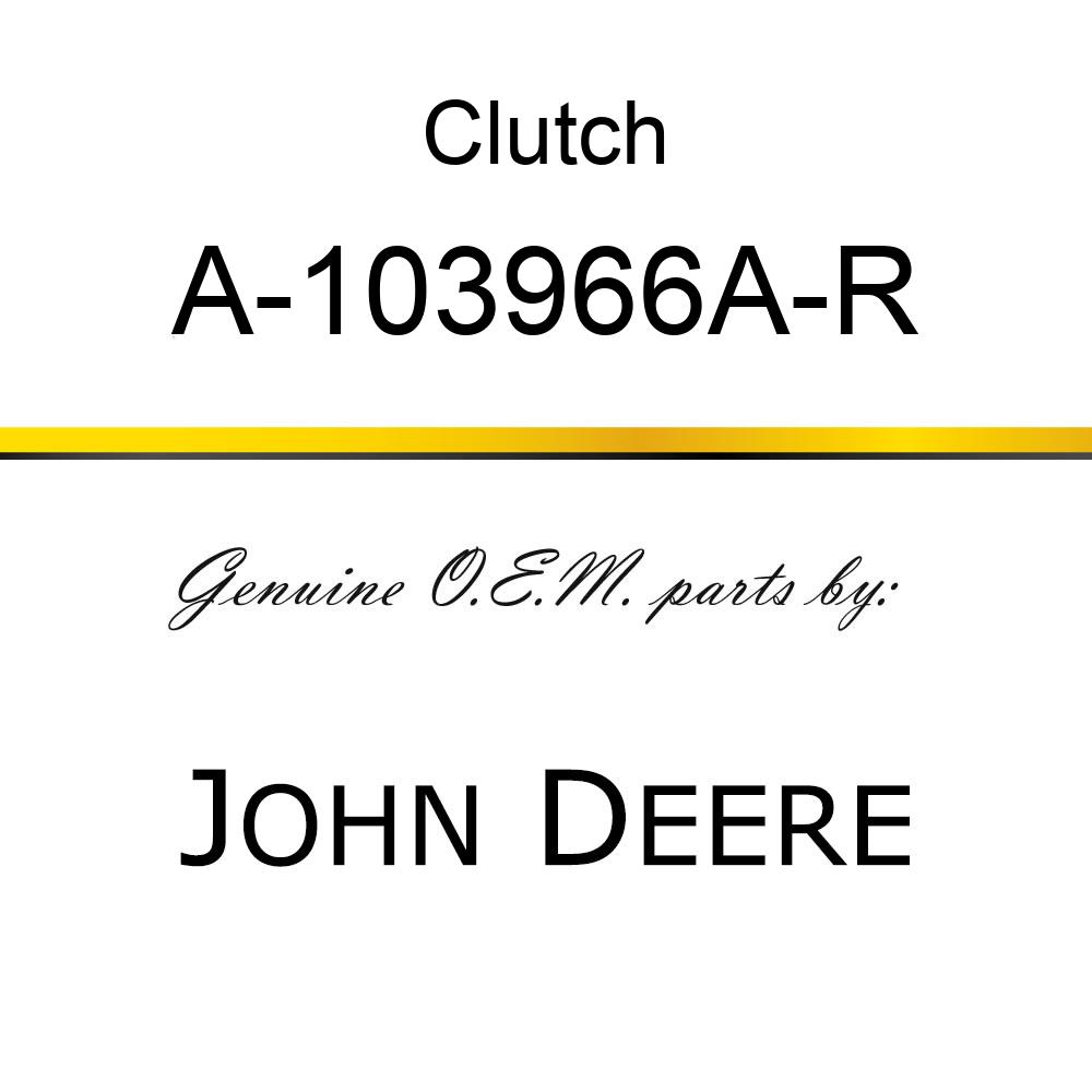 Clutch - DAMPER, CLUTCH (R&R ONLY) A-103966A-R