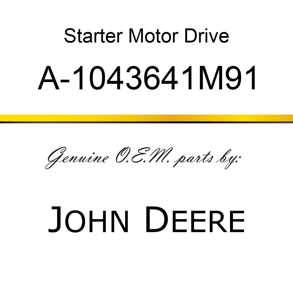 Starter Motor Drive - STARTER, TEKUM A-1043641M91