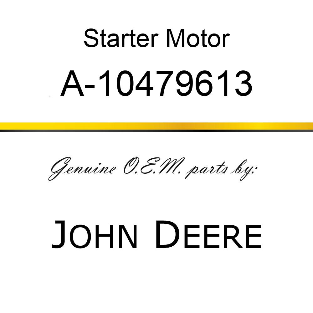 Starter Motor - 28MT,12V,CW,G/R,DR A-10479613