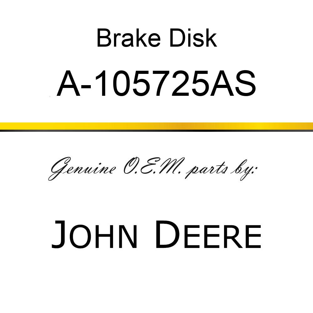 Brake Disk - BRAKE ACTUATING DISC A-105725AS