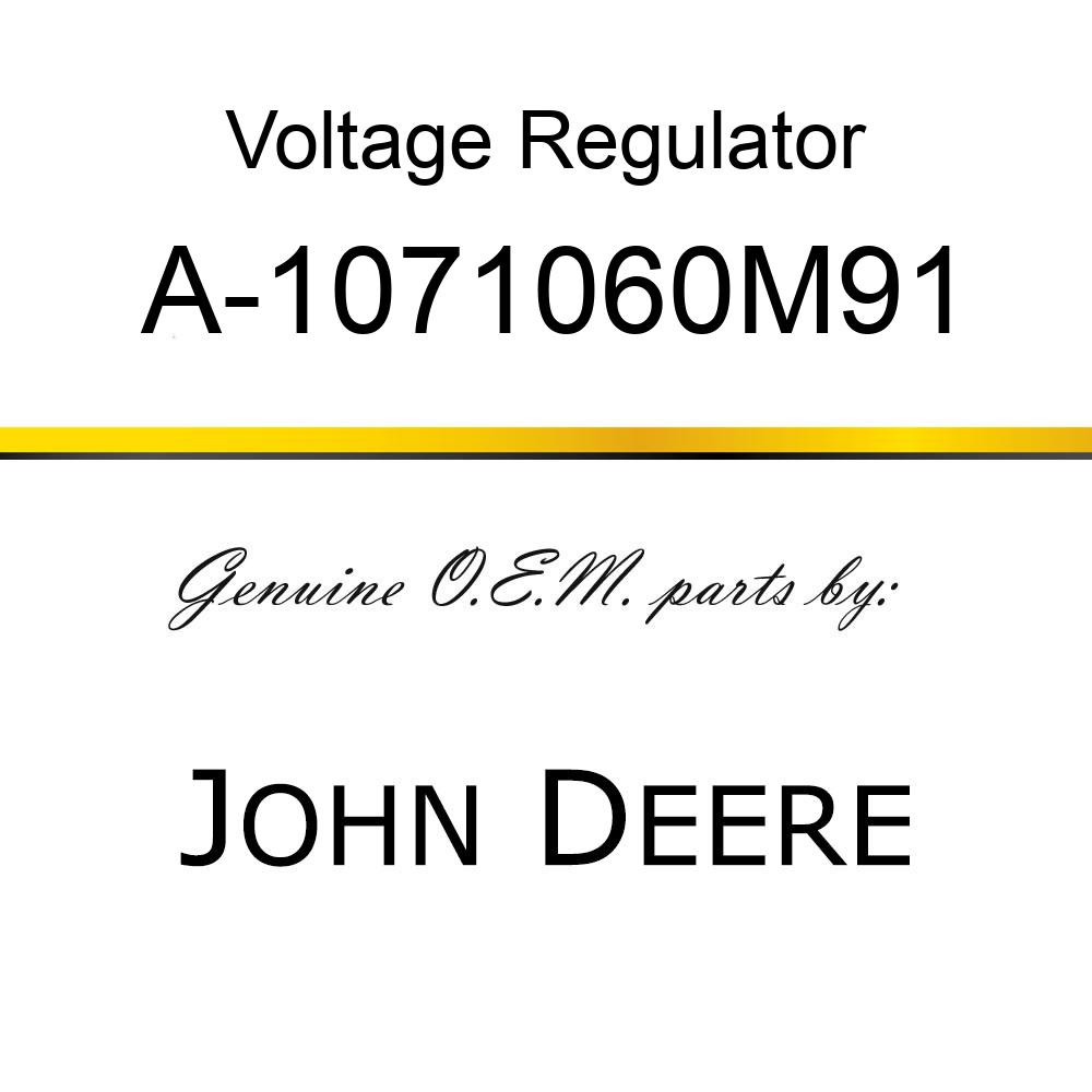 Voltage Regulator - VOLT. REGULATOR A-1071060M91