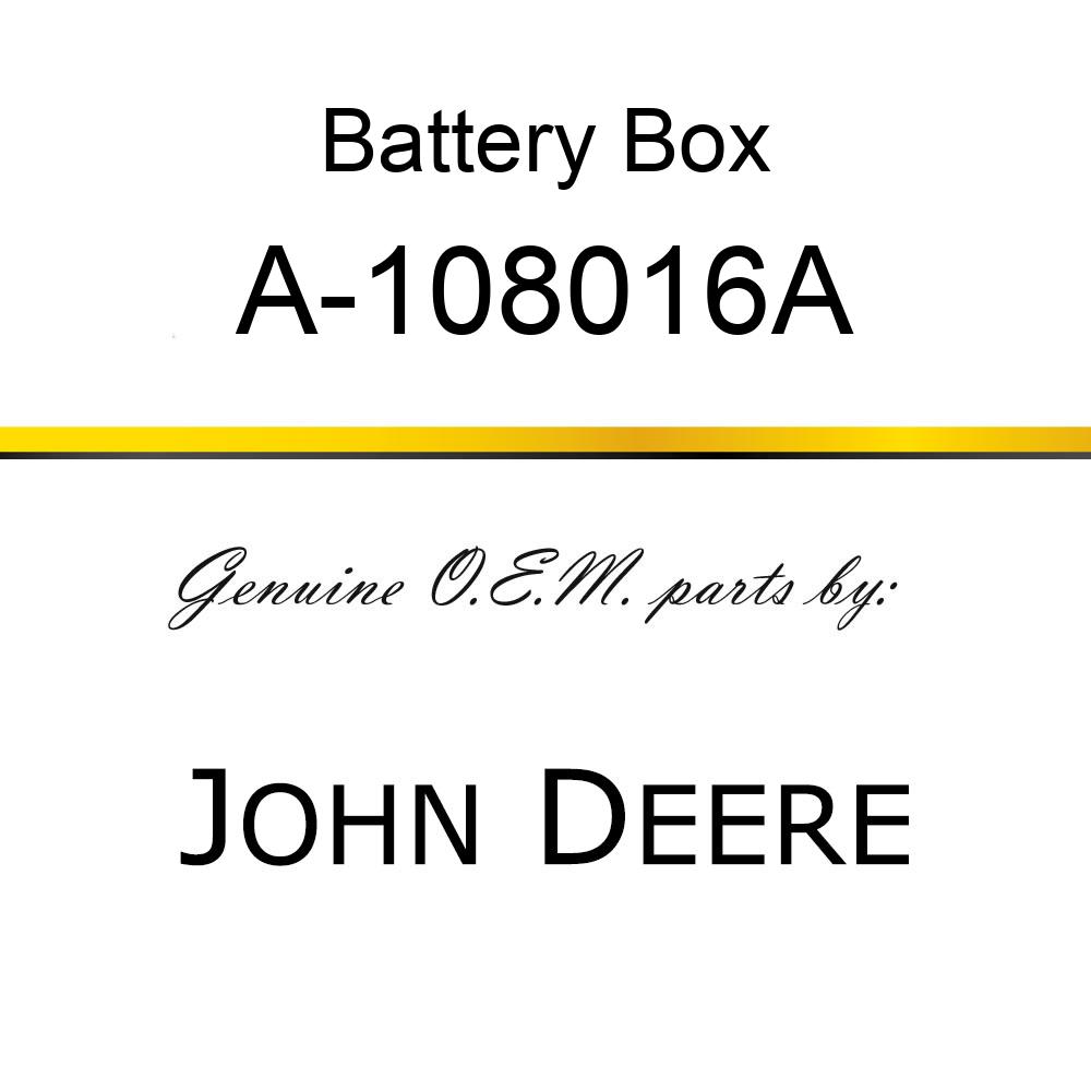 Battery Box - BATTERY BOX A-108016A