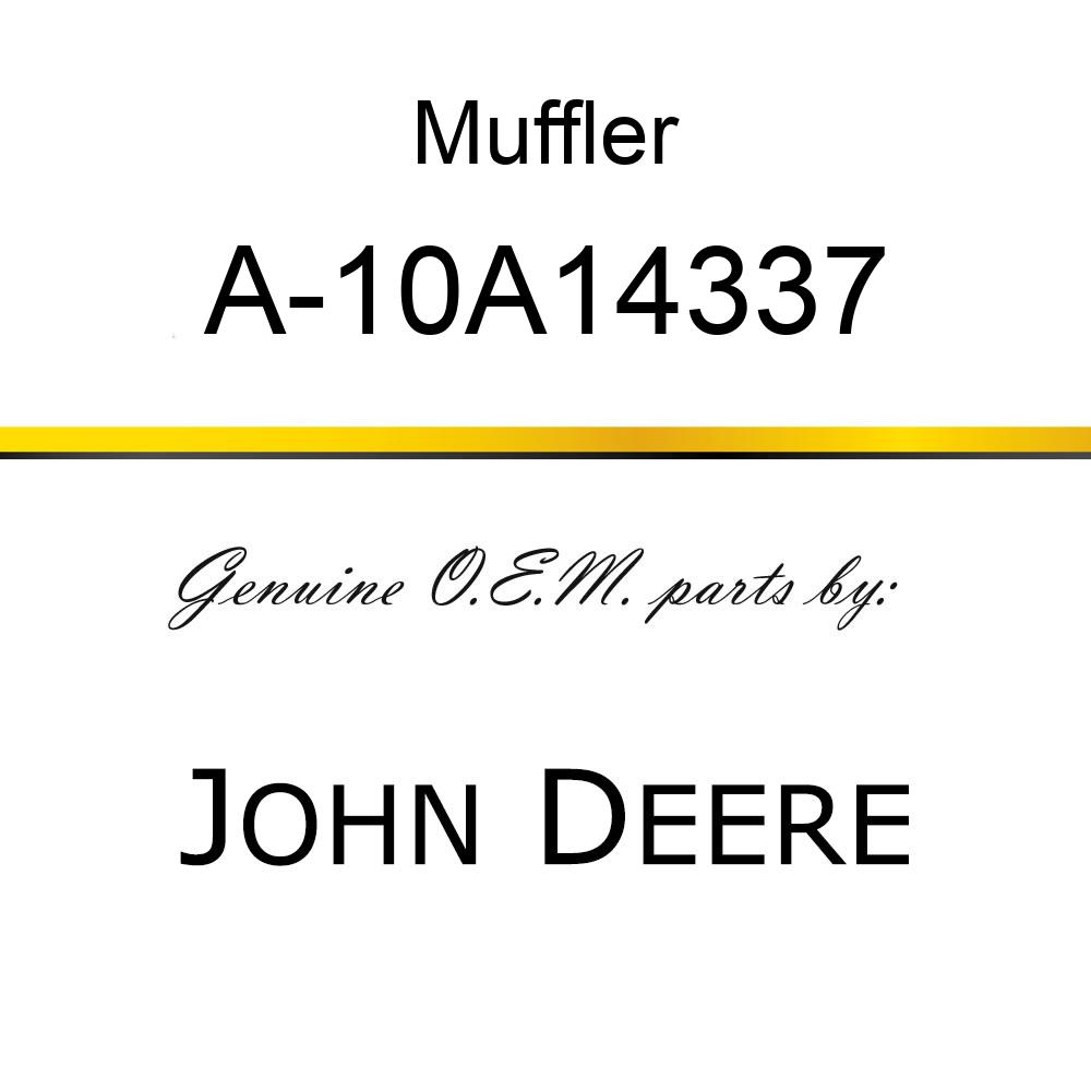 Muffler - MUFFLER A-10A14337