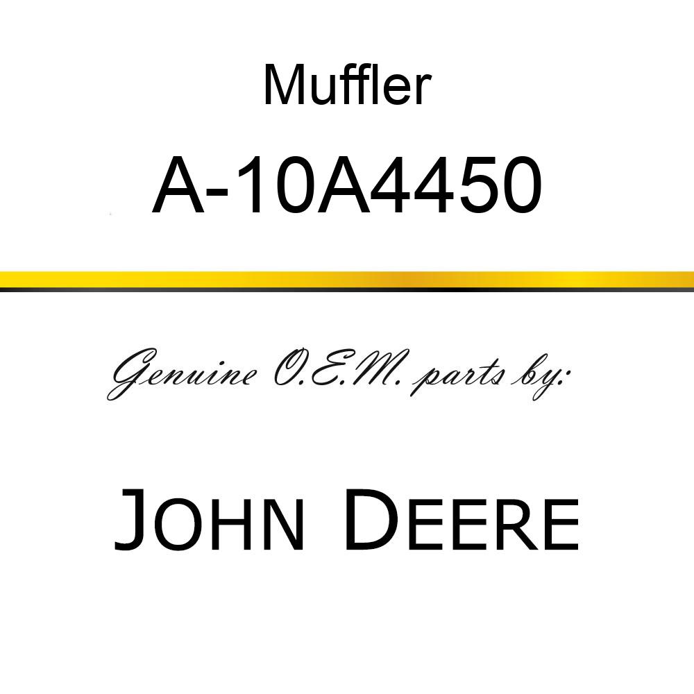 Muffler - MUFFLER A-10A4450