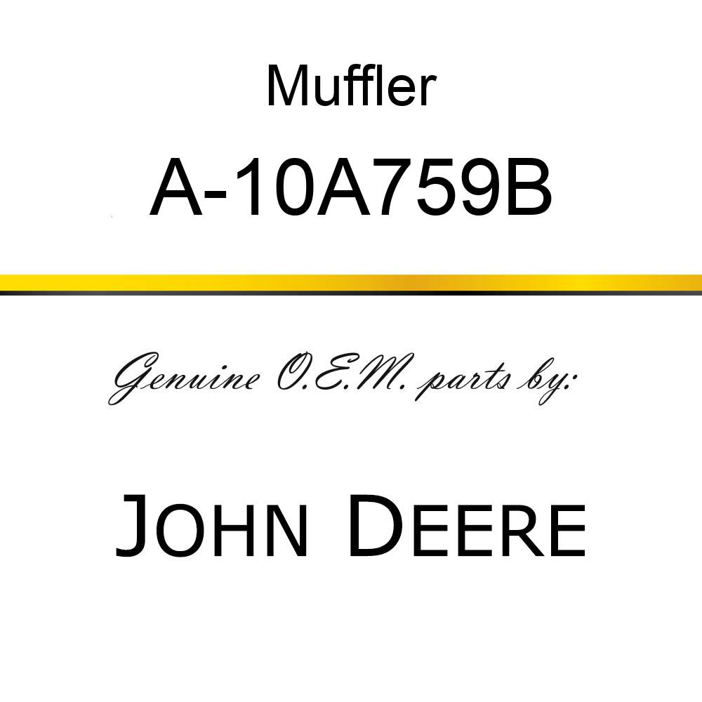Muffler - MUFFLER A-10A759B