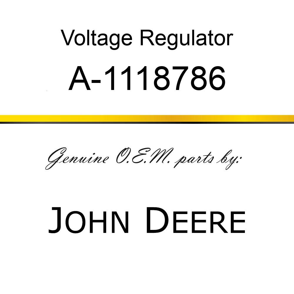 Voltage Regulator - VOLT. REGULATOR A-1118786