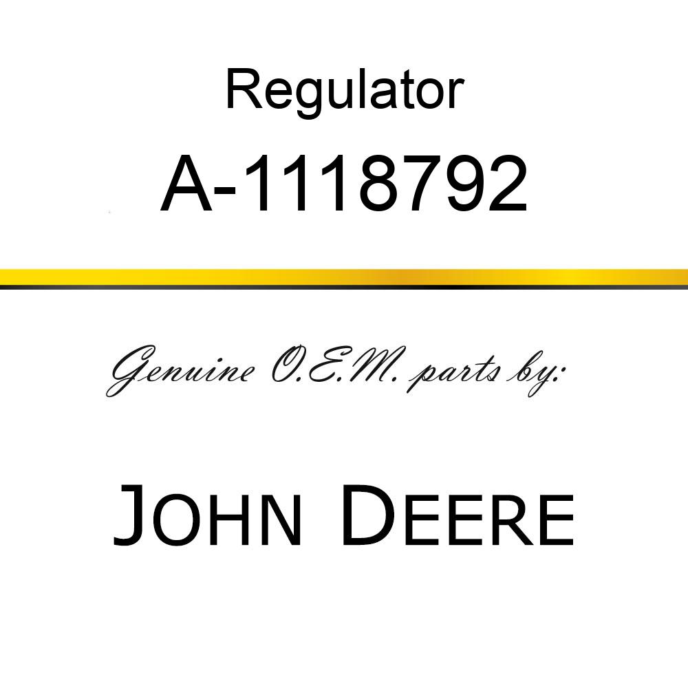 Regulator - VOLT. REGULATOR A-1118792